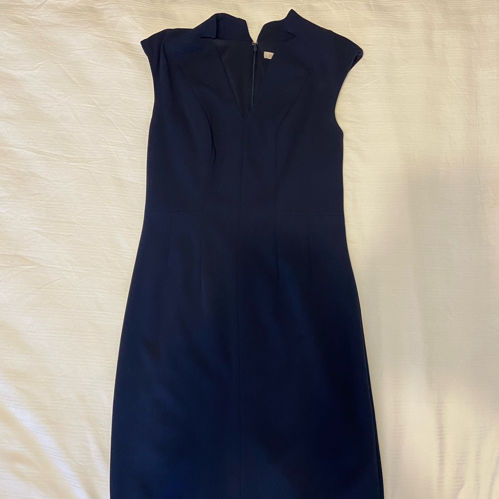 Navy Blue Roz and Ali fitted dress